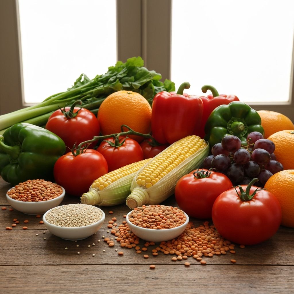 Diverse food ingredients